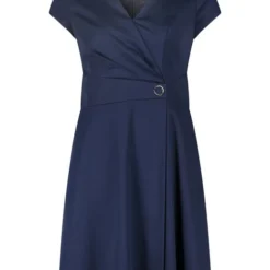 Vera Mont Damen Basic-Kleid -Günstiges Marikoo Geschäft Damen Basic Kleid pdstandard bust 664930 0002 bustfront 1