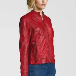 Damen Bikerjacke - Lederjacke "ROSALIE" -Günstiges Marikoo Geschäft Damen Bikerjacke Lederjacke ROSALIE pdstandard 506468 0004 marketplace main 4