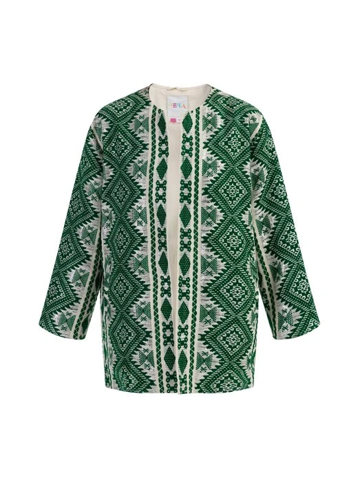 IZIA Damen Gewebter Kurzmantel 6 IZIA Damen Gewebter Kurzmantel – Bild 4