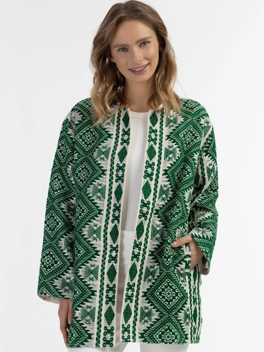 IZIA Damen Gewebter Kurzmantel 4 IZIA Damen Gewebter Kurzmantel – Bild 2