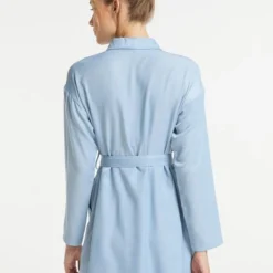 Dreimaster Damen Hemdblusenkleid -Günstiges Marikoo Geschäft Damen Hemdblusenkleid pdstandard 541762 0003 modelback 1