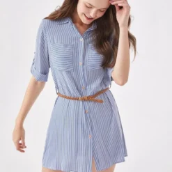 Damen Hemdkleid -Günstiges Marikoo Geschäft Damen Hemdkleid pdstandard 651906 0001 modeldetail 1