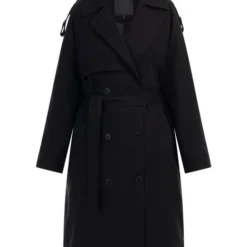Dreimaster Damen Klassischer Trenchcoat -Günstiges Marikoo Geschäft Damen Klassischer Trenchcoat pdstandard bust 658398 0002 bustfront 1