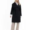 Dreimaster Damen Klassischer Trenchcoat