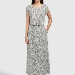 Khujo Damen Kleid - MIRNA GEPARD AOP