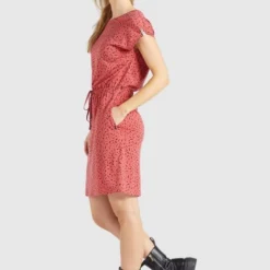 Khujo Damen Kleid - SAMMY -Günstiges Marikoo Geschäft Damen Kleid SAMMY pdstandard 522775 0003 modelside 1