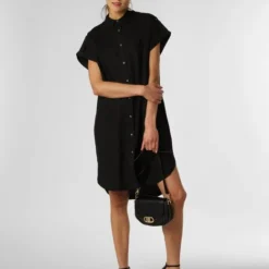 Soyaconcept Damen Kleid Mit Leinen-Anteil - SC-Ina 23 -Günstiges Marikoo Geschäft Damen Kleid mit Leinen Anteil SC Ina 23 pdstandard 550126 0001 outfit 1