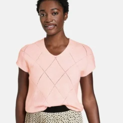 Gerry Weber Damen Kurzarmpullover