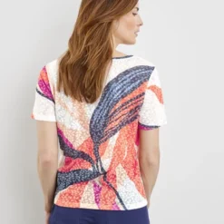 Gerry Weber Damen Kurzarmshirt -Günstiges Marikoo Geschäft Damen Kurzarmshirt pdstandard 667629 0001 marketplace main 1