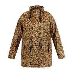 Schmuddelwedda Damen Plus Size Regenmantel Mit Leoprint -Günstiges Marikoo Geschäft Damen Plus Size Regenmantel mit Leoprint pdstandard bust 644910 0001 bustfront 1