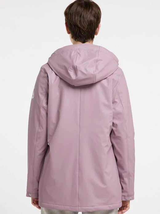 MyMO Damen Regenjacke Mit Webpelzfutter 5 MyMO Damen Regenjacke Mit Webpelzfutter – Bild 3