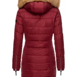 Navahoo Damen Steppmantel - Papaya -Günstiges Marikoo Geschäft Damen Steppmantel Papaya pdstandard bust 564339 0019 bustfront 3