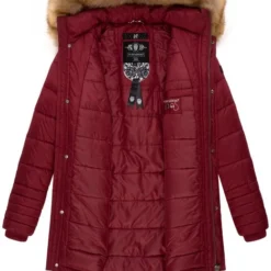 Navahoo Damen Steppmantel - Papaya -Günstiges Marikoo Geschäft Damen Steppmantel Papaya pdstandard bust 564339 0019 bustfront 5