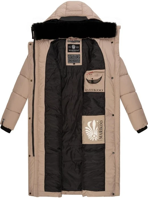 Marikoo Damen Steppmantel - Reliziaa 6 Marikoo Damen Steppmantel - Reliziaa – Bild 4