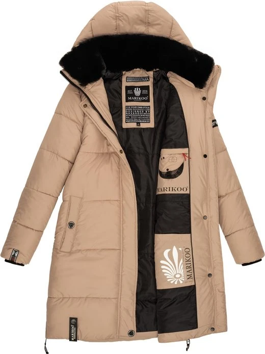 Marikoo Damen Steppmantel - Streliziaa 7 Marikoo Damen Steppmantel - Streliziaa – Bild 5