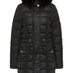 Faina Damen Steppmantel Mit Kunstfell -Günstiges Marikoo Geschäft Damen Steppmantel mit Kunstfell pdstandard bust 551006 0002 bustfront 1