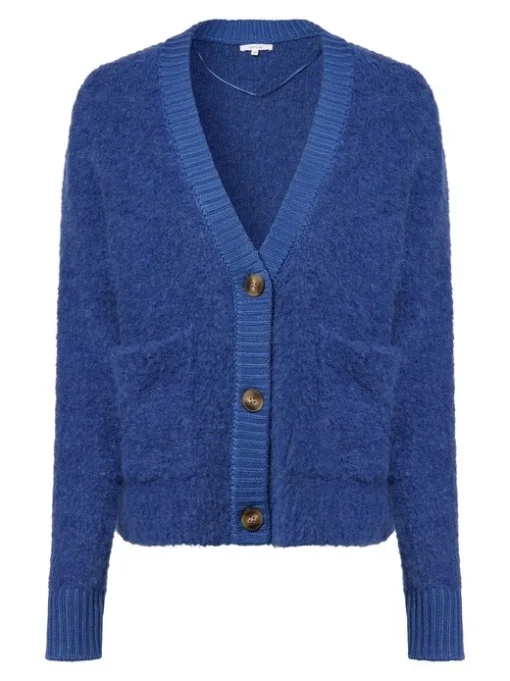 OPUS Damen Strickjacke - Doina -Günstiges Marikoo Geschäft Damen Strickjacke Doina pdstandard 604989 0001 bustfront white 1