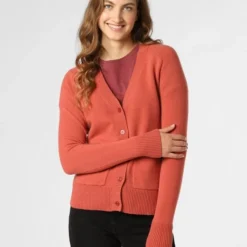 Damen Strickjacke Aus Merinowolle