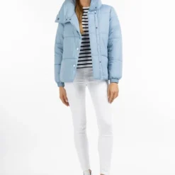 Dreimaster Damen Wattierte Winterjacke