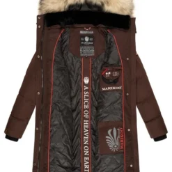 Marikoo Damen Wintermantel - Schneesternchen -Günstiges Marikoo Geschäft Damen Wintermantel Schneesternchen pdstandard bust 565109 0010 bustfront 6